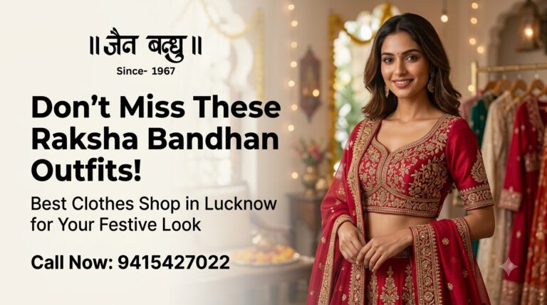 Don’t Miss These Raksha Bandhan Outfits! Best Clothes Shop in Lucknow for Your Festive Look