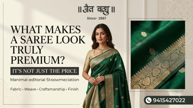 What Makes a Saree Look Truly Premium? It’s Not Just the Price